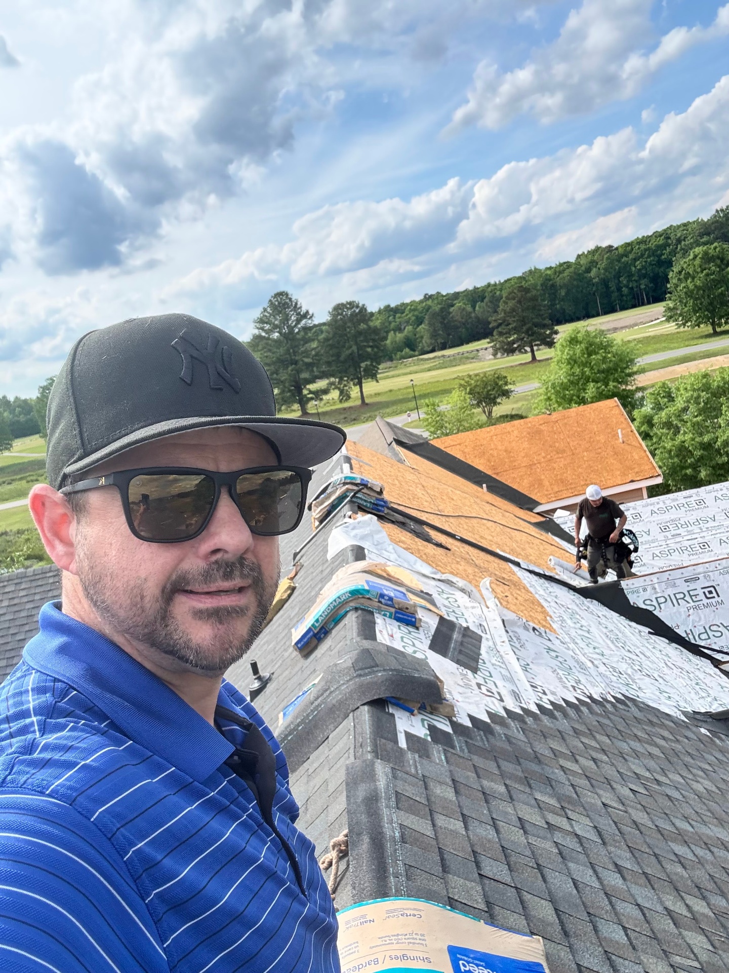 Michael L. Brown, owner of MLB Roofing